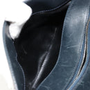 Salvatore Ferragamo Shoulder Bag Leather 2way Navy Gold Auth 184712-20