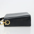 Salvatore Ferragamo Shoulder Bag Leather 2way Navy Gold Auth 184712-5