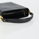 Salvatore Ferragamo Shoulder Bag Leather 2way Navy Gold Auth 184712-7