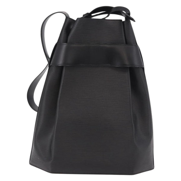 LOUIS VUITTON Epi Sac Depaule GM Schoudertas Zwart M80155 LV Auth 184715