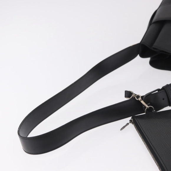 LOUIS VUITTON Epi Sac Depaule GM Schoudertas Zwart M80155 LV Auth 184715