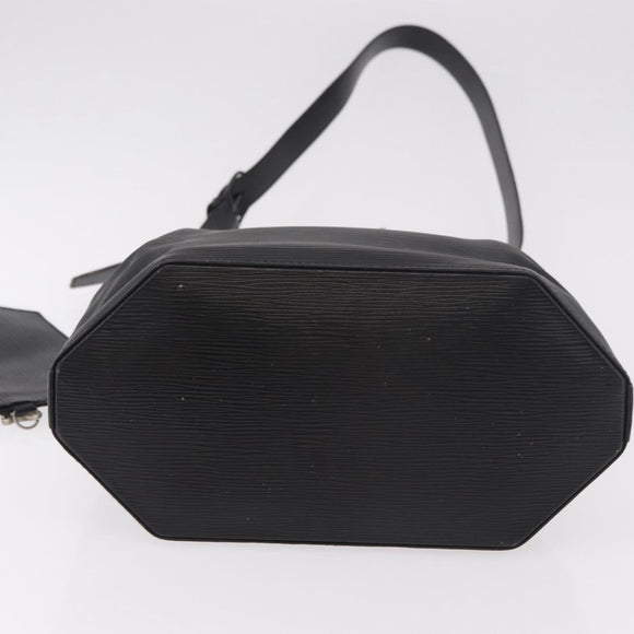 LOUIS VUITTON Epi Sac Depaule GM Schoudertas Zwart M80155 LV Auth 184715