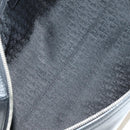 Christian Dior Boston Bag Leather Black Silver Auth 184720SAM-10