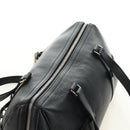 Christian Dior Boston Bag Leather Black Silver Auth 184720SAM-6