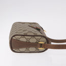 GUCCI GG Supreme Web Sherry Line Bag PVC Beige Gold 89 02 018 Auth 184723-4