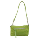 PRADA Shoulder Bag Nylon Green Silver Auth 184724A-2
