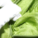 PRADA Shoulder Bag Nylon Green Silver Auth 184724A-23