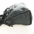 BALENCIAGA The City Hand Bag Leather 2way Gray 115748 Auth 184725SAM-3