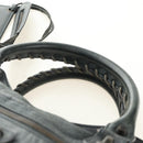 BALENCIAGA The City Hand Bag Leather 2way Gray 115748 Auth 184725SAM-14