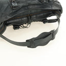 BALENCIAGA The City Hand Bag Leather 2way Gray 115748 Auth 184725SAM-8
