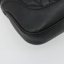 GUCCI Jackie Shoulder Bag Leather Black Gold 001 4015 Auth 184729V-16