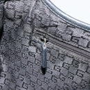 GUCCI Jackie Shoulder Bag Leather Black Gold 001 4015 Auth 184729V-21
