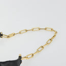 GUCCI Jackie Shoulder Bag Leather Black Gold 001 4015 Auth 184729V-8