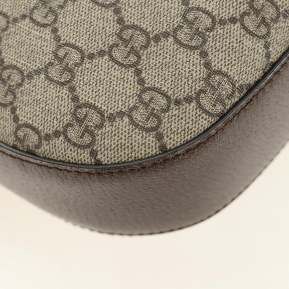 GUCCI GG Supreme Dionysus Web Sherry Line Bag PVC Beige 446687 Auth 184731SAM