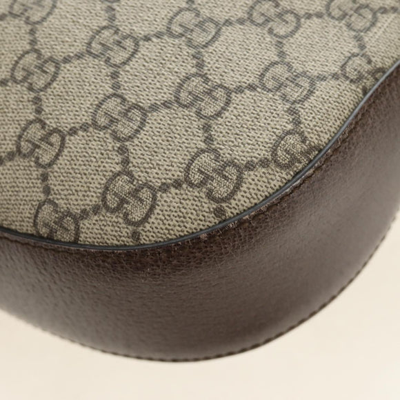 GUCCI GG Supreme Dionysus Web Sherry Line Bag PVC Beige 446687 Auth 184731SAM
