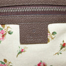 GUCCI GG Supreme Dionysus Web Sherry Line Bag PVC Beige 446687 Auth 184731SAM-29