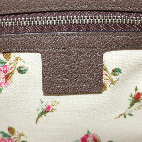 GUCCI GG Supreme Dionysus Web Sherry Line Bag PVC Beige 446687 Auth 184731SAM