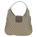 GUCCI GG Supreme Dionysus Web Sherry Line Bag PVC Beige 446687 Auth 184731SAM-2