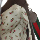 GUCCI GG Supreme Dionysus Web Sherry Line Bag PVC Beige 446687 Auth 184731SAM-30