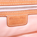 Christian Dior Trotter Canvas Romantic Chain Hand Bag Ivory Silver Auth 184735A-20