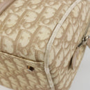 Christian Dior Trotter Canvas Romantic Chain Bag PVC Ivory Silver Auth 184736-12
