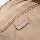 Christian Dior Trotter Canvas Romantic Chain Bag PVC Ivory Silver Auth 184736-18