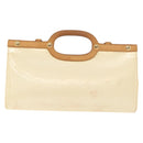 LOUIS VUITTON Monogram Vernis Roxbury Drive Bag 2Way Perle M91374 Auth 184738-2