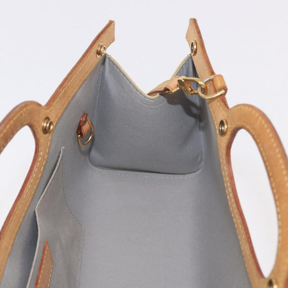 LOUIS VUITTON Monogram Vernis Roxbury Drive Bag 2Way Perle M91374 Auth 184738