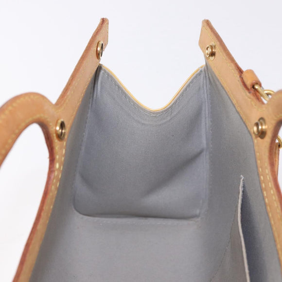 LOUIS VUITTON Monogram Vernis Roxbury Drive Bag 2Way Perle M91374 Auth 184738