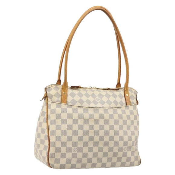 LOUIS VUITTON Damier Azur Figueri PM Shoulder Bag N41176 LV Auth 184739