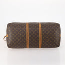 LOUIS VUITTON Monogram Keepall Bandouliere 55 Boston Bag M41414 LV Auth 184740-11
