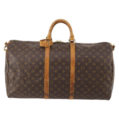 LOUIS VUITTON Monogram Keepall Bandouliere 55 Boston Bag M41414 LV Auth 184740 - 0
