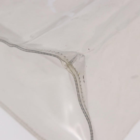 HERMES Vinyl Kelly Hand Bag Vinyl Clear Auth 184746