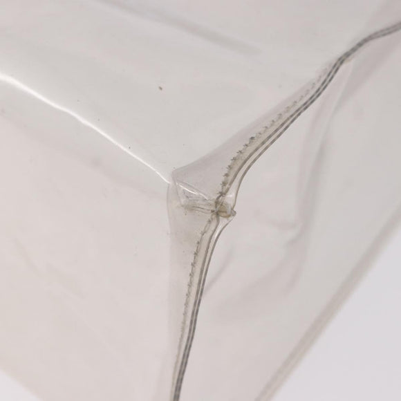 HERMES Vinyl Kelly Hand Bag Vinyl Clear Auth 184746