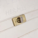 HERMES Vinyl Kelly Hand Bag Vinyl Clear Auth 184746-10