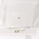 HERMES Vinyl Kelly Hand Bag Vinyl Clear Auth 184746-11