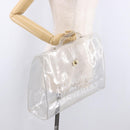 HERMES Vinyl Kelly Hand Bag Vinyl Clear Auth 184746-19