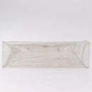 HERMES Vinyl Kelly Hand Bag Vinyl Clear Auth 184746-5