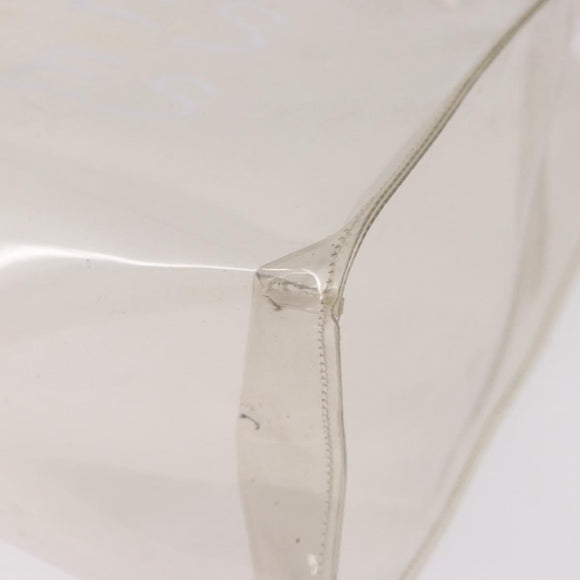 HERMES Vinyl Kelly Hand Bag Vinyl Clear Auth 184747