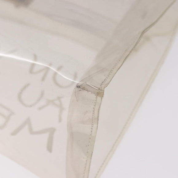 HERMES Vinyl Kelly Hand Bag Vinyl Clear Auth 184747