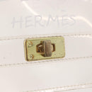 HERMES Vinyl Kelly Hand Bag Vinyl Clear Auth 184747-14
