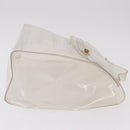 HERMES Vinyl Kelly Hand Bag Vinyl Clear Auth 184747-4