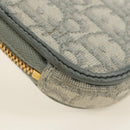 Christian Dior Oblique 30 Phone Case Trotter Canvas Chain Bag Gray Auth 184749M-12