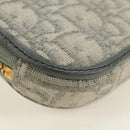 Christian Dior Oblique 30 Phone Case Trotter Canvas Chain Bag Gray Auth 184749M-14