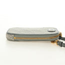 Christian Dior Oblique 30 Phone Case Trotter Canvas Chain Bag Gray Auth 184749M-5