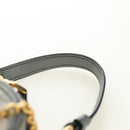 Christian Dior Oblique 30 Phone Case Trotter Canvas Chain Bag Gray Auth 184749M-8