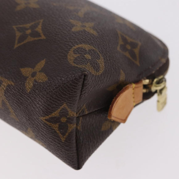 LOUIS VUITTON Monogram Pochette Cosmetic PM Pouch M43998 LV Auth 184751