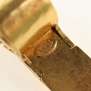 CHANEL COCO Mark Whistle Key Holder metal Gold Auth 184755M-10