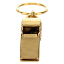 CHANEL COCO Mark Whistle Key Holder metal Gold Auth 184755M-2