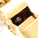 CHANEL COCO Mark Whistle Key Holder metal Gold Auth 184755M-7
